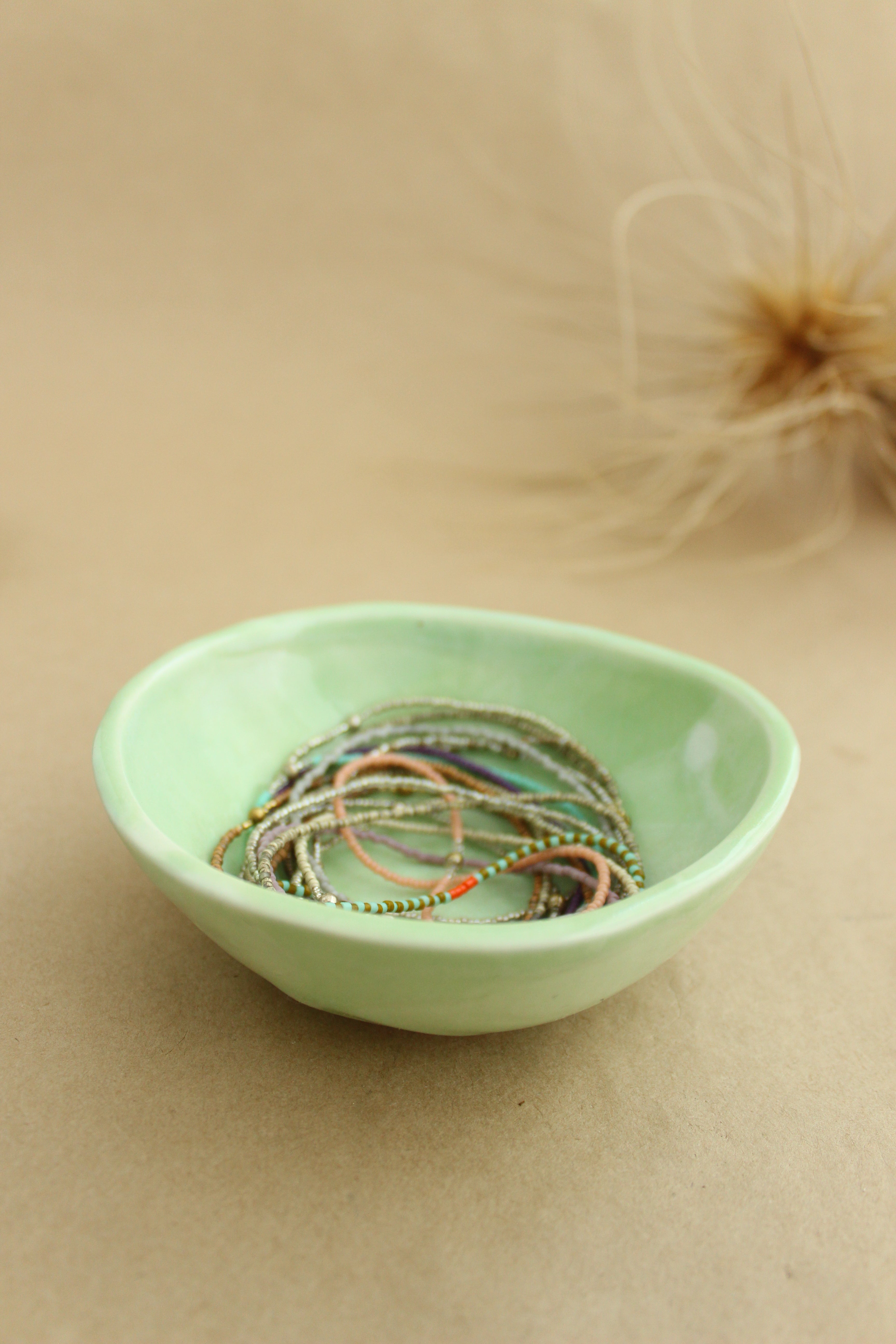 Coconut Shell Bowl - Large size - Mint